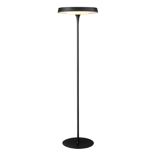 LAMPARA DE PIE NEGRA  H=170CM 55W DIMERIZABLE 3000K